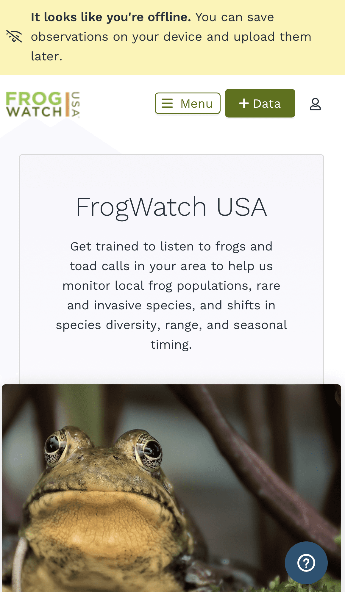 Image from Adding Data in Offline Mode